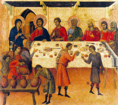 The Wedding at Cana Duccio di Buoninsegna